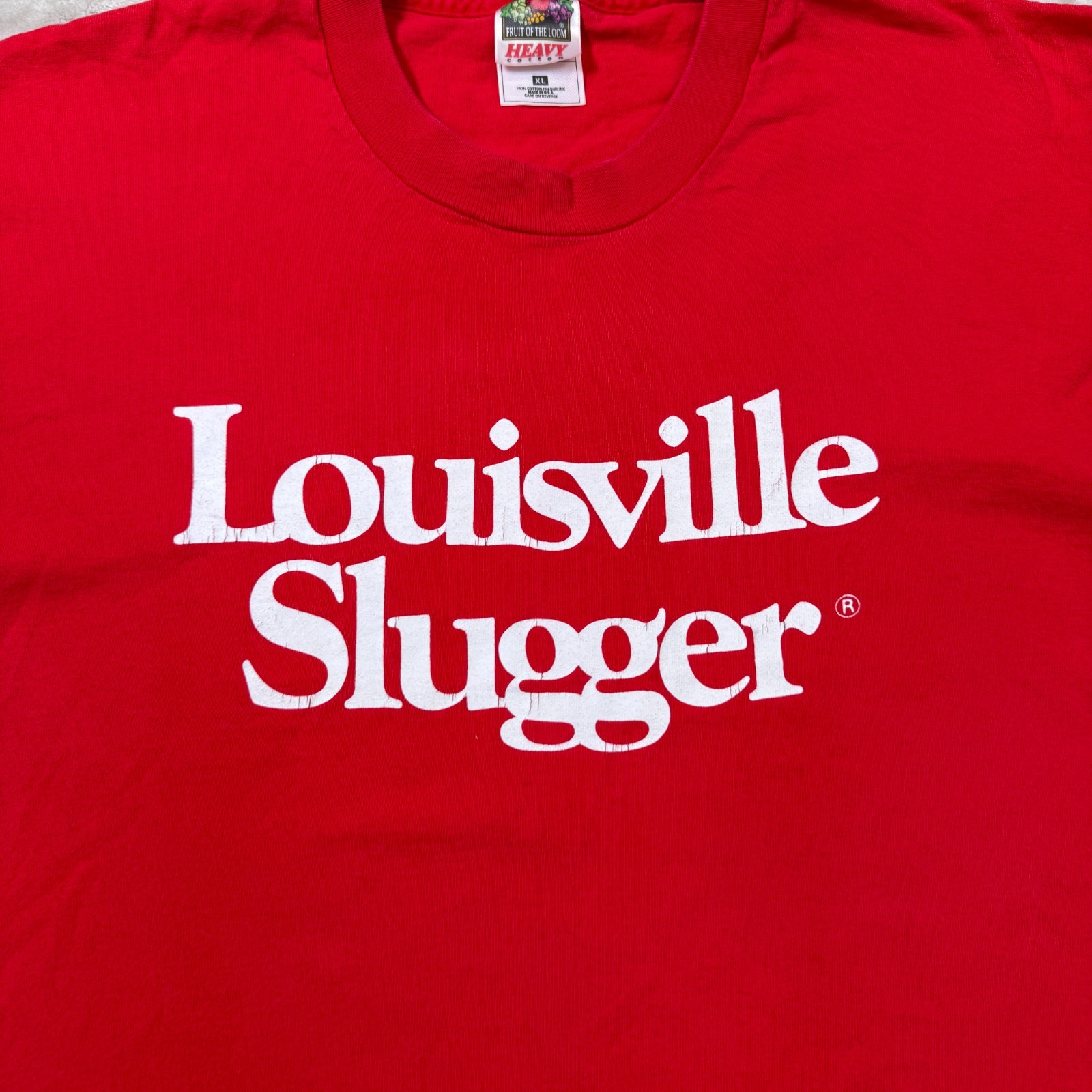 VTG 90s Louisville Slugger Shirt Sz XL Baseball Logo Single Stitch USA Made gallery