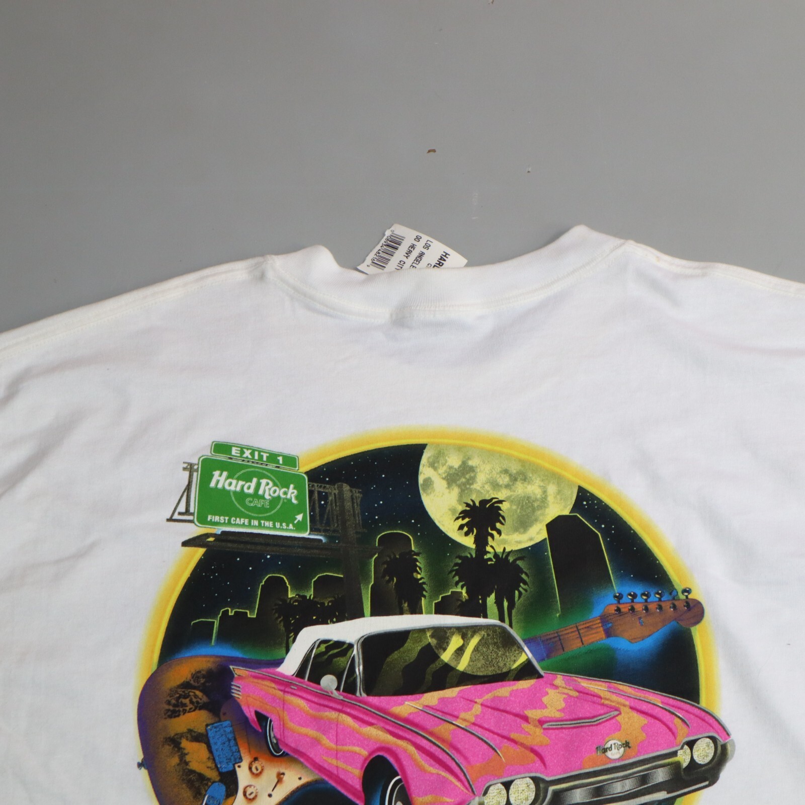 Vintage 90s Hard Rock Cafe Los Angles Low Rider California Shirt Adult XL USA gallery