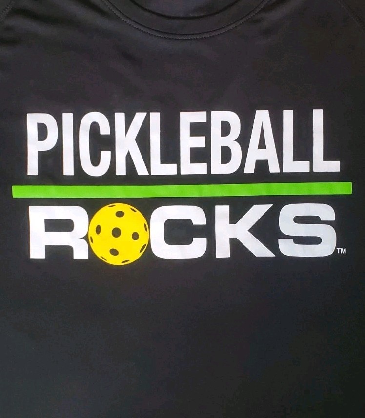 Pickleball Rocks Sport-Tek Adult Mens Shirt Size Large L NWOT Performance Jersey gallery