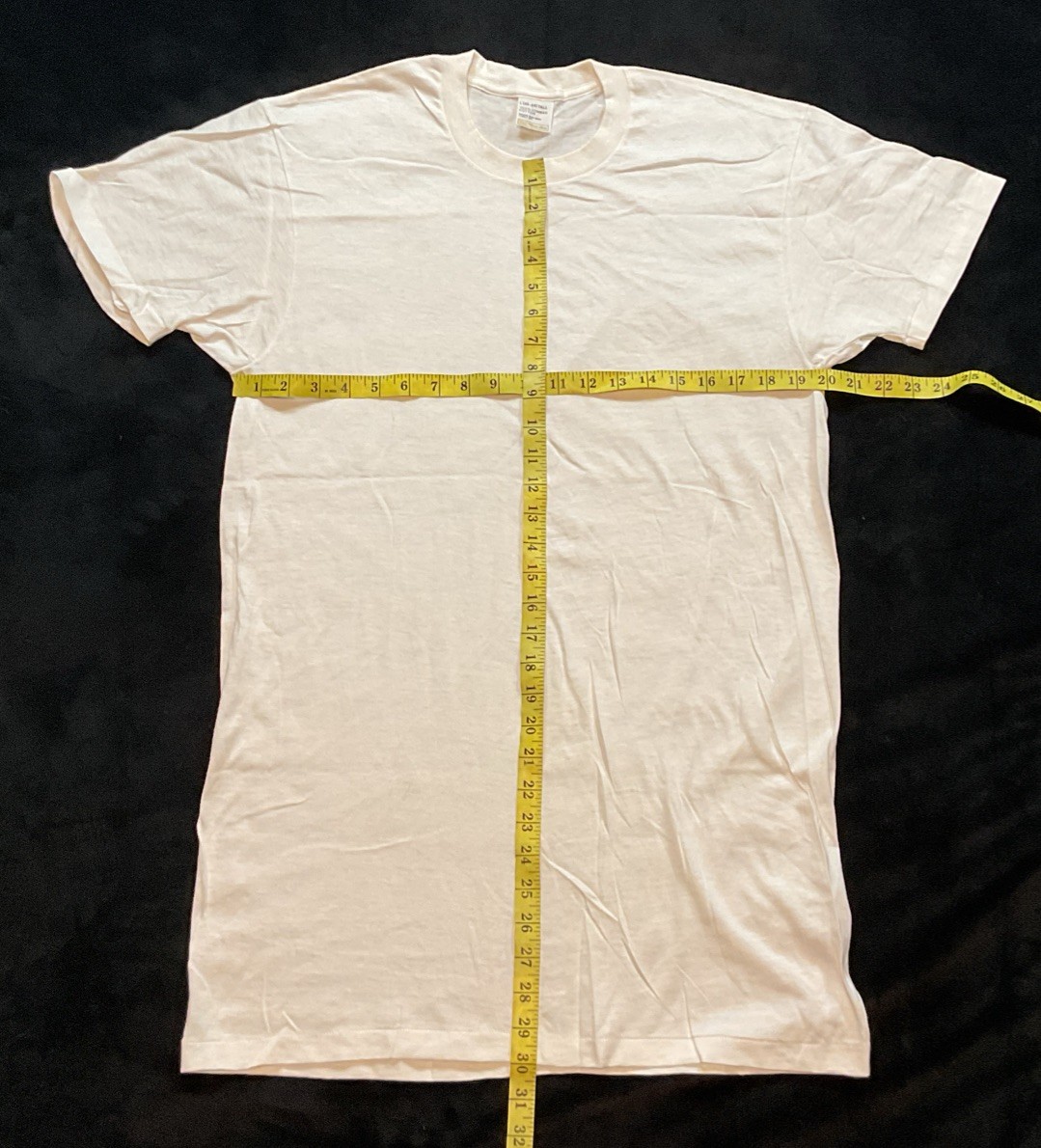 Sears Mens Store Vintage Plain White T Shirt Blank 100% Combed Cotton Large Tall gallery