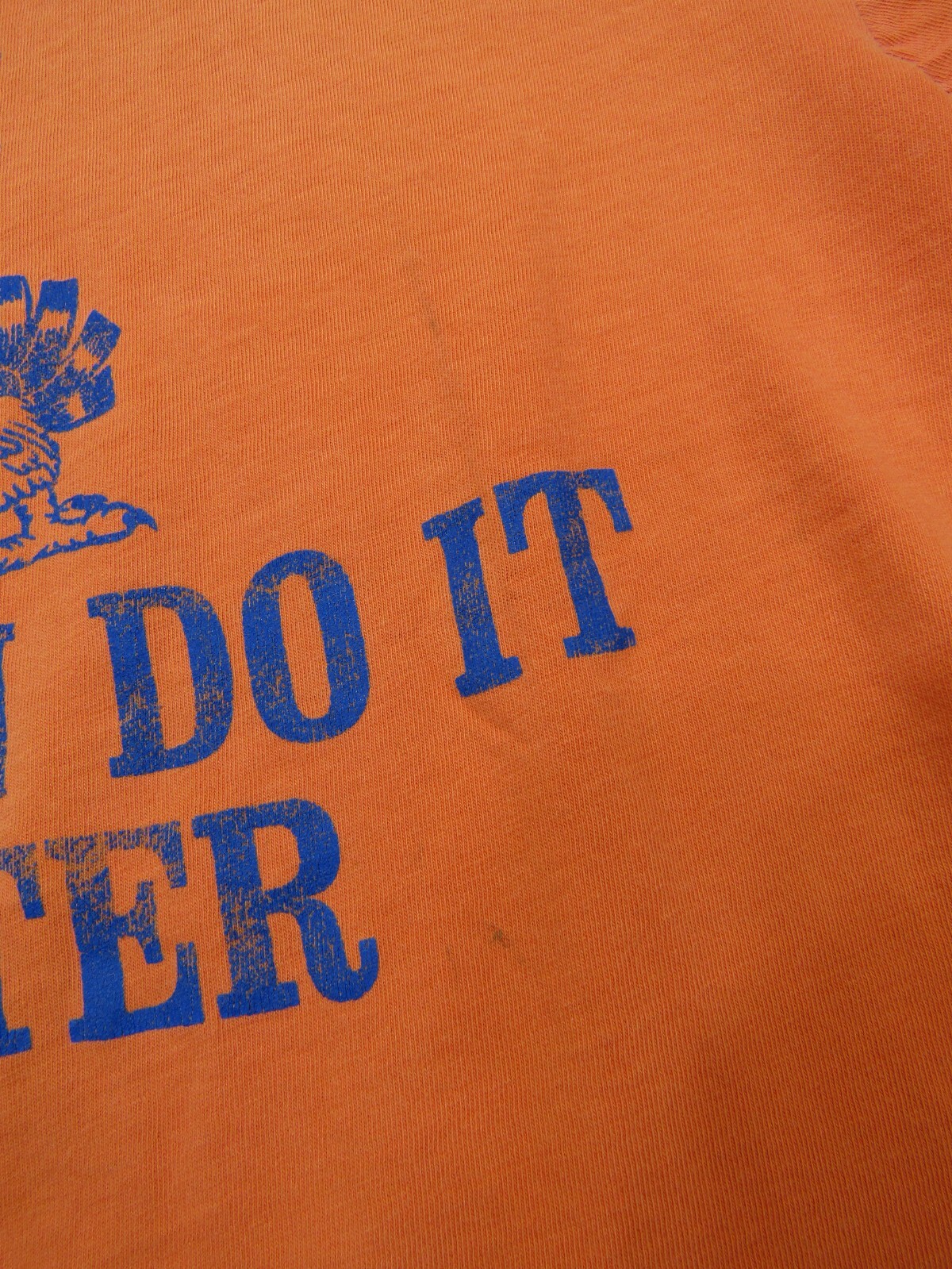 VTG Airmen Do It Better T-Shirt Mens Medium Orange Military Eagle Artex 80s Tee gallery