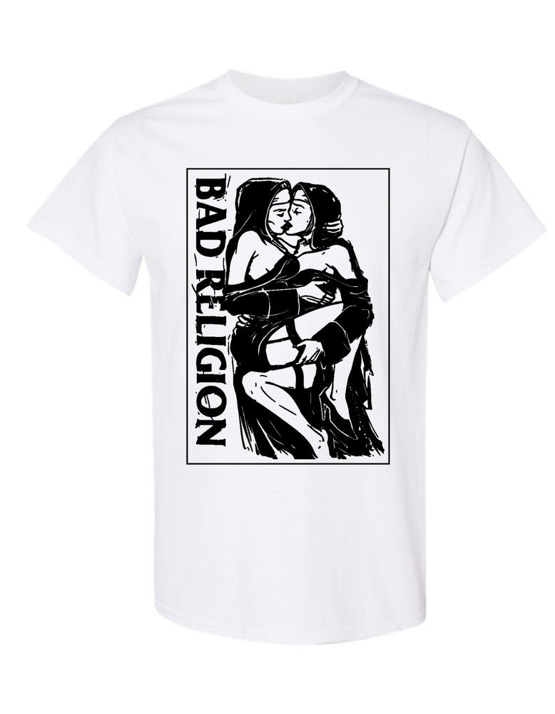 BAD RELIGION NAUGHTY NUNS PREMIUM GRAPHIC T SHIRT