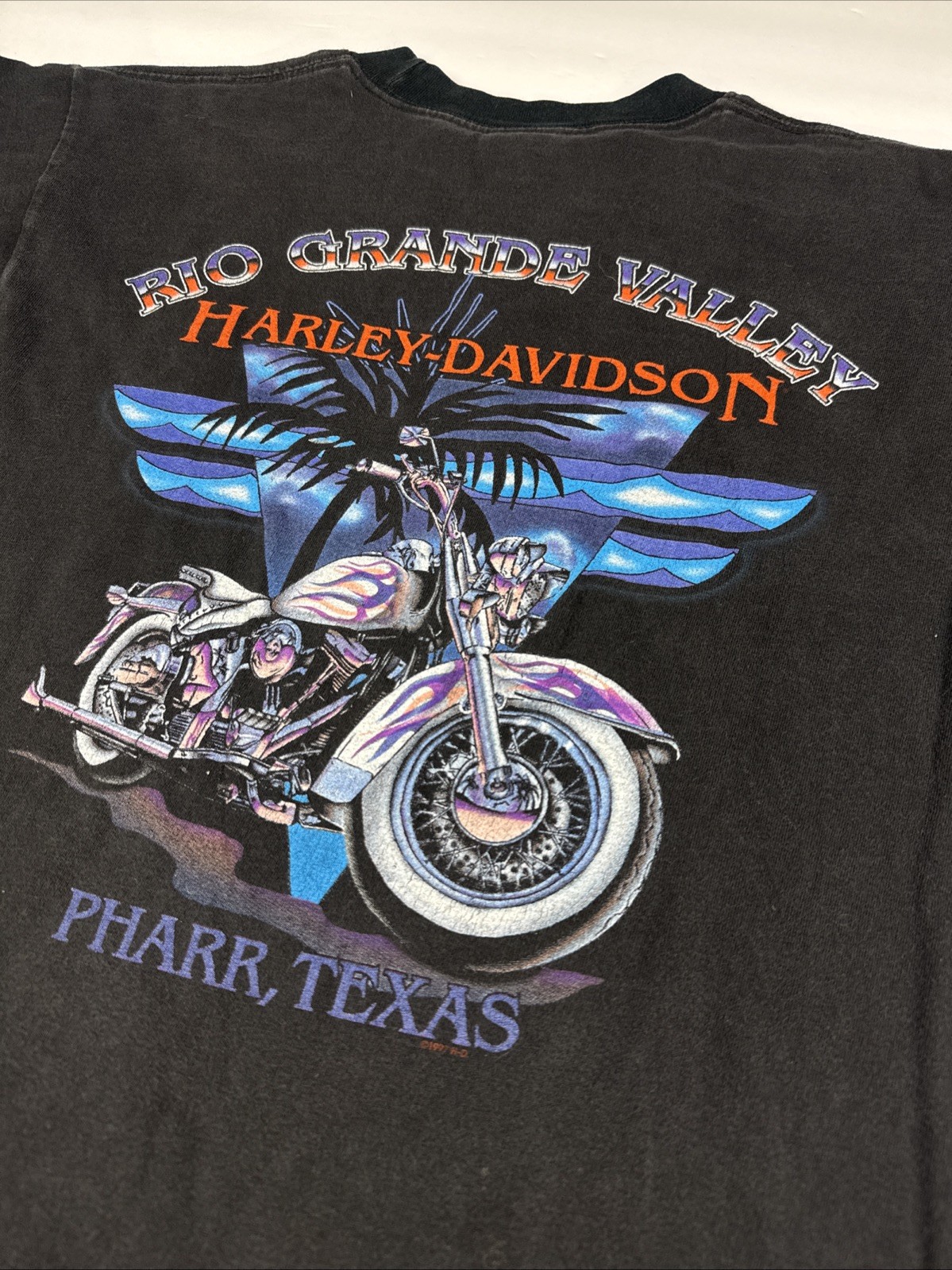Vintage Harley Davidson Rio Grande Valley Pharr, Texas T Shirt Large gallery