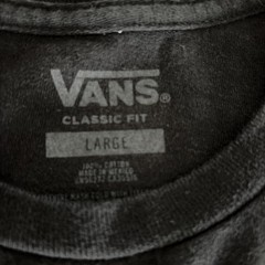 Off-The-Wall Vans Design Studio Since 1966 Black T-Shirt Size Large