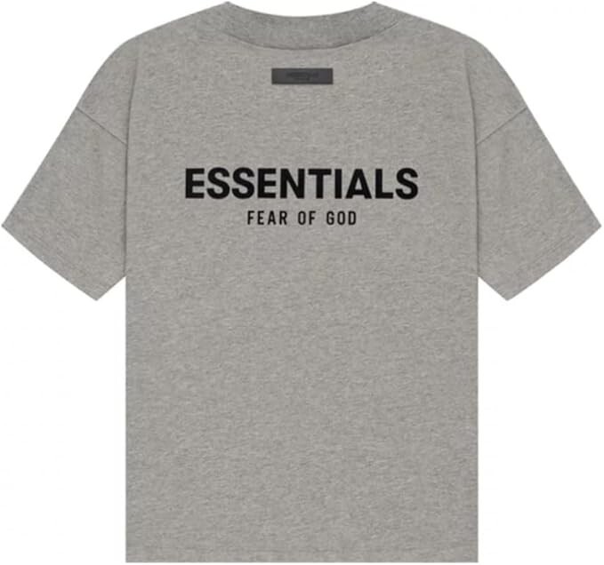 NWT FEAR OF GOD ESSENTIALS T-SHIRT SS22 "Dark Oatmeal" AUTHENTIC (SIZE XXS-XXL) gallery