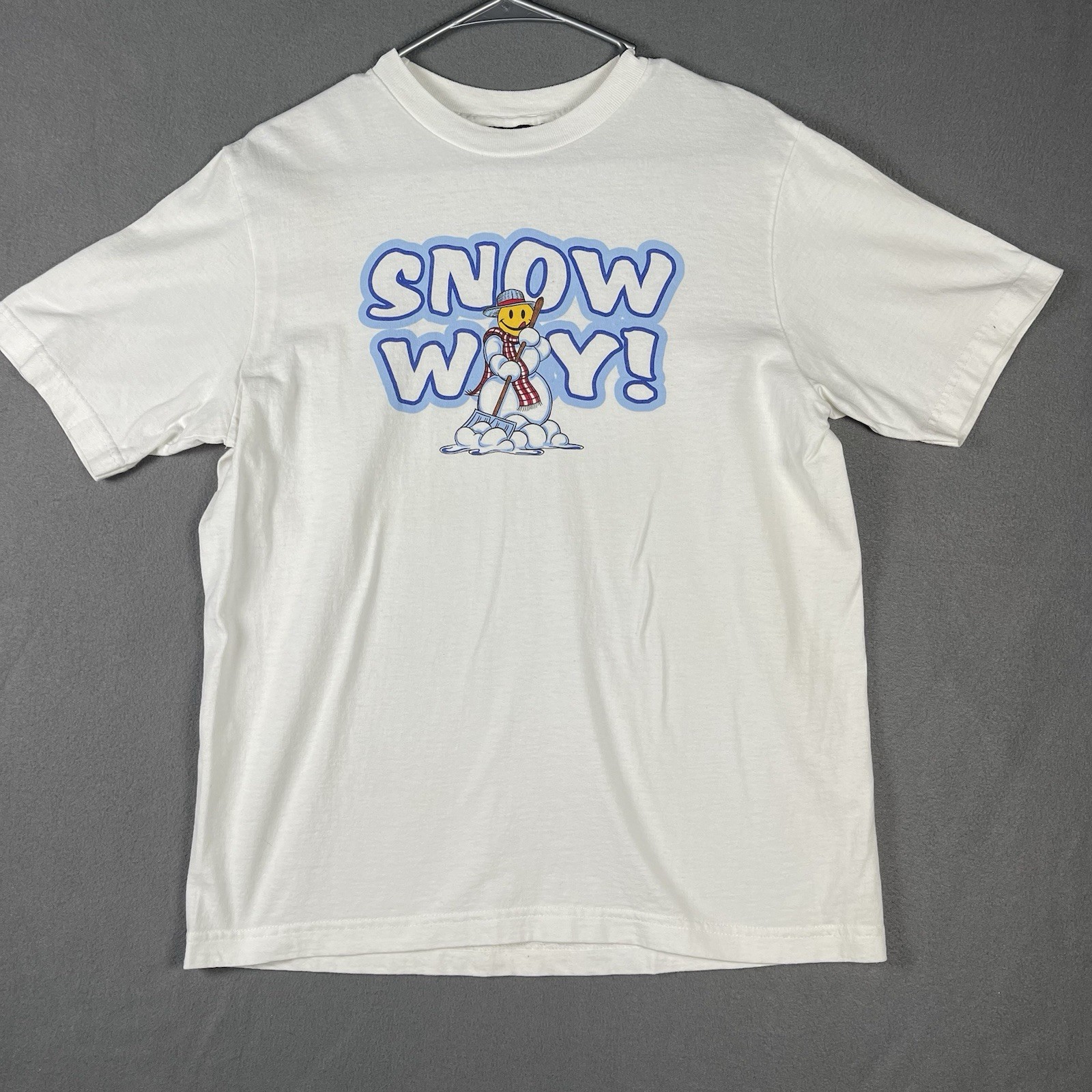 Joe Boxer Girlfriend Snow Way Shirt- One Size Fits All White Y2K Street Wear gallery