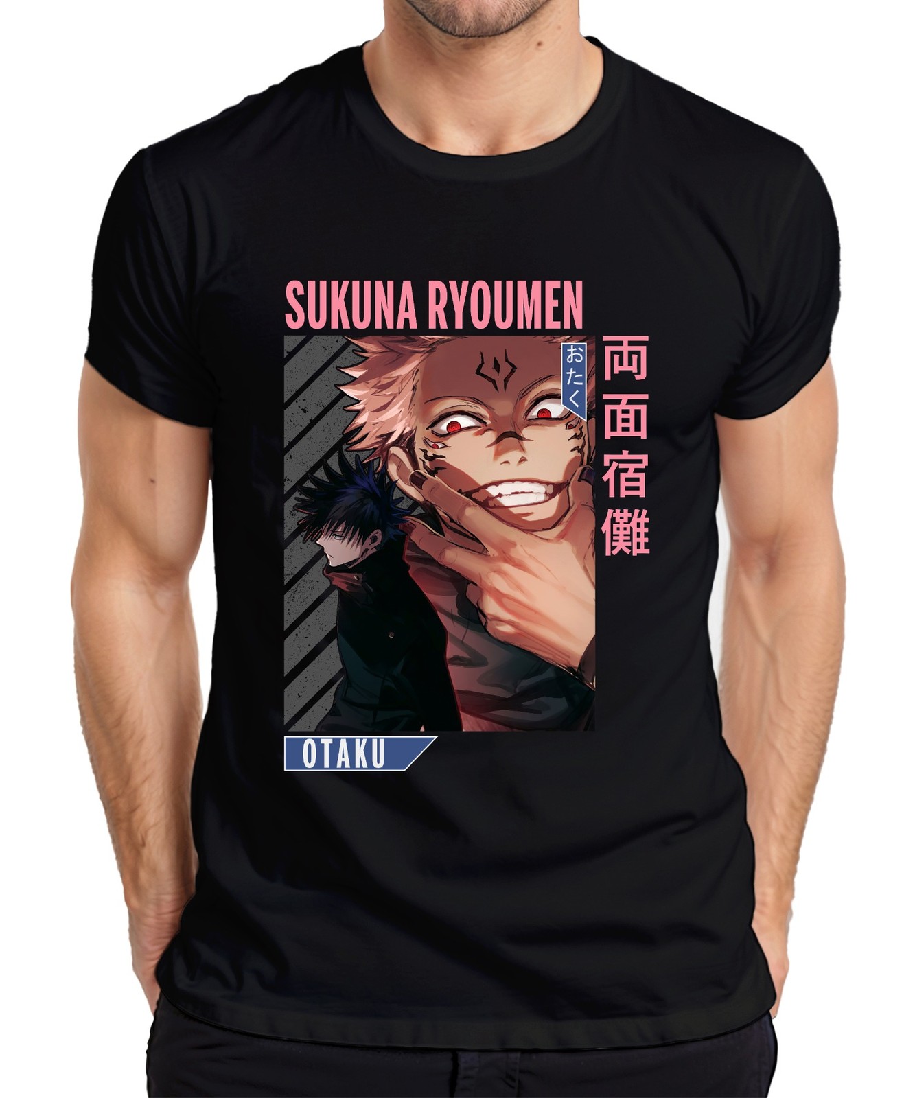 Sukuna Ryoumen Jujutsu Kaisen Demon Roach Otaku Anime Aesthetic Men’s T-Shirt