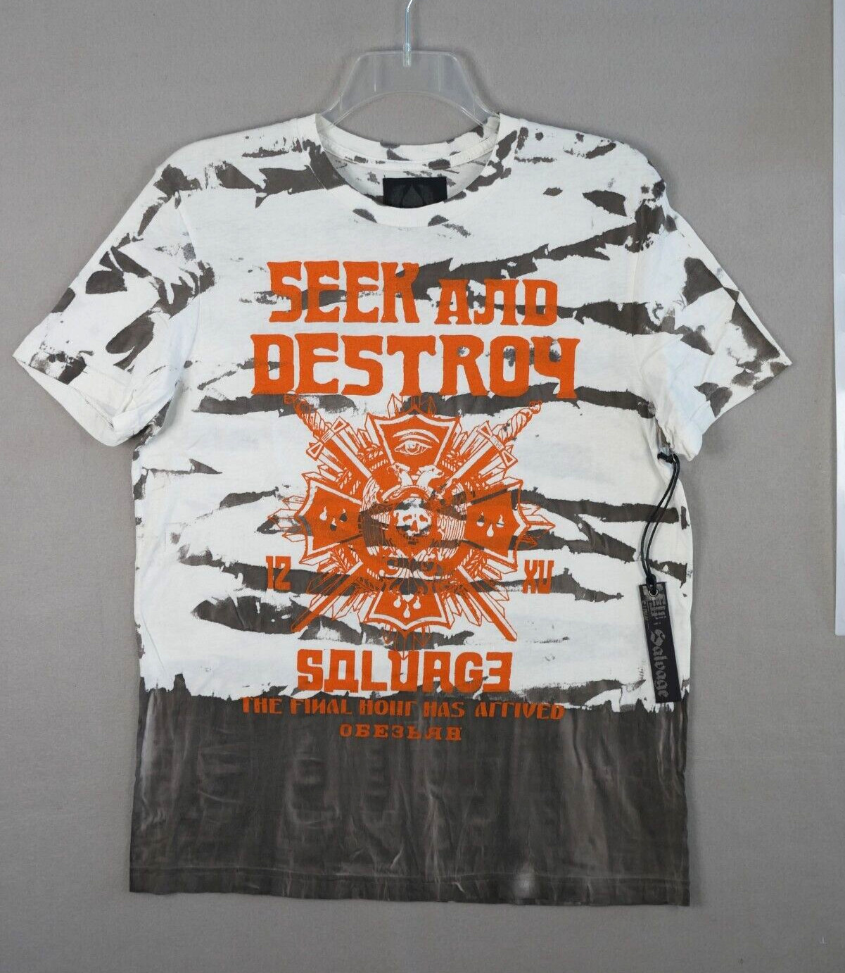 Genuine Vintage Salvage Brand T Shirt "SHOGUN" Rust V51T425 Size L gallery