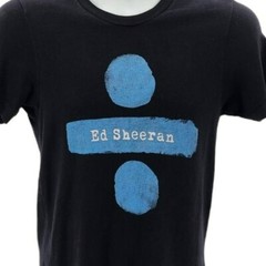 El-Lo Ed Sheeran Divided Tour Black Graphic T-Shirt Adult Small