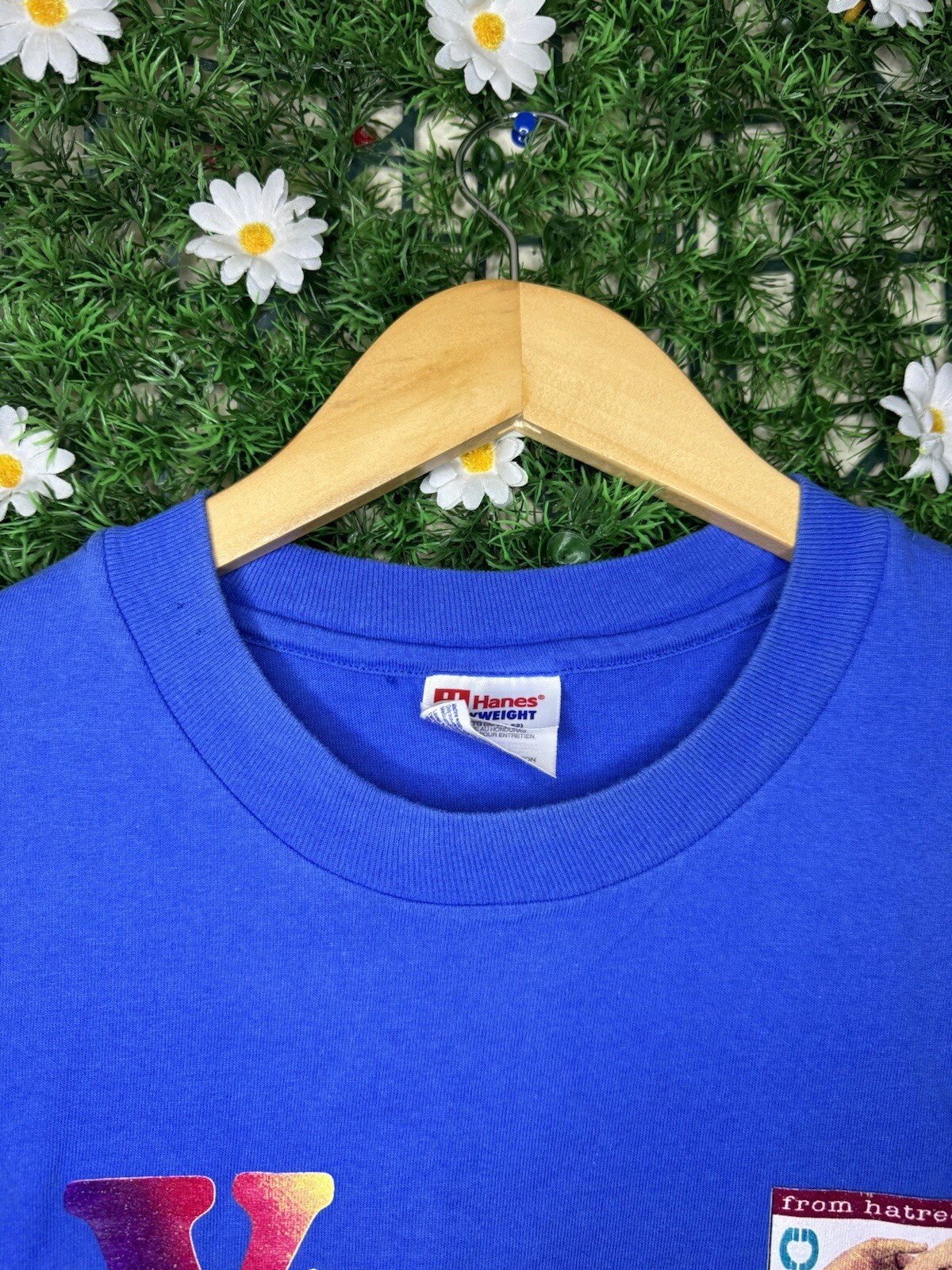 Vintage From Hatred To Healing Stop The Violence National T-Shirt 2XL Blue gallery