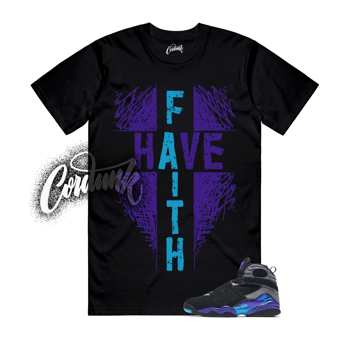 8 Aqua Black Bright Concord Aquatone Iron Grey 2025 T Shirt Match F2