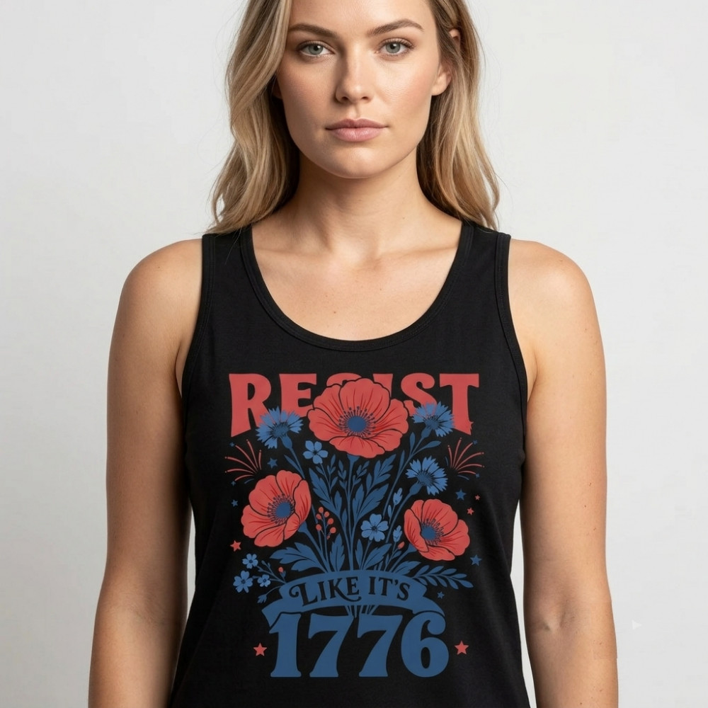 Resist Like It's 1776 Tank Top, America 250 Patriotic Independence Day gallery