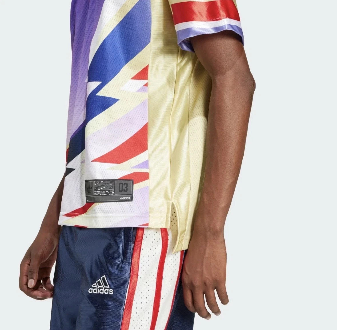 adidas Adilenium Season 3 Team Jersey Powder Yellow JX1700 Men's SMALL gallery
