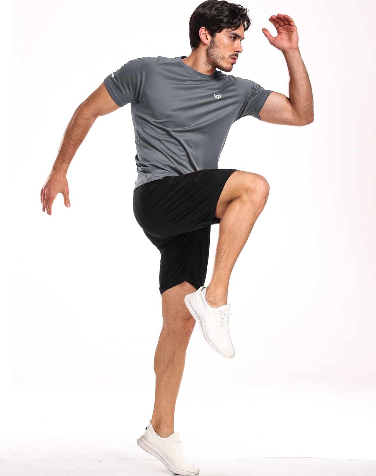 NELEUS Men's 3 Pack Athletic Shirt Dry Fit Gym Workout Running Shirts Moistur... gallery