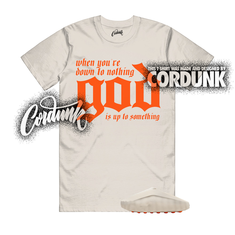 Mind 001 Slide Light Bone Hyper Crimson Buff Chrome T Shirt Match UTS