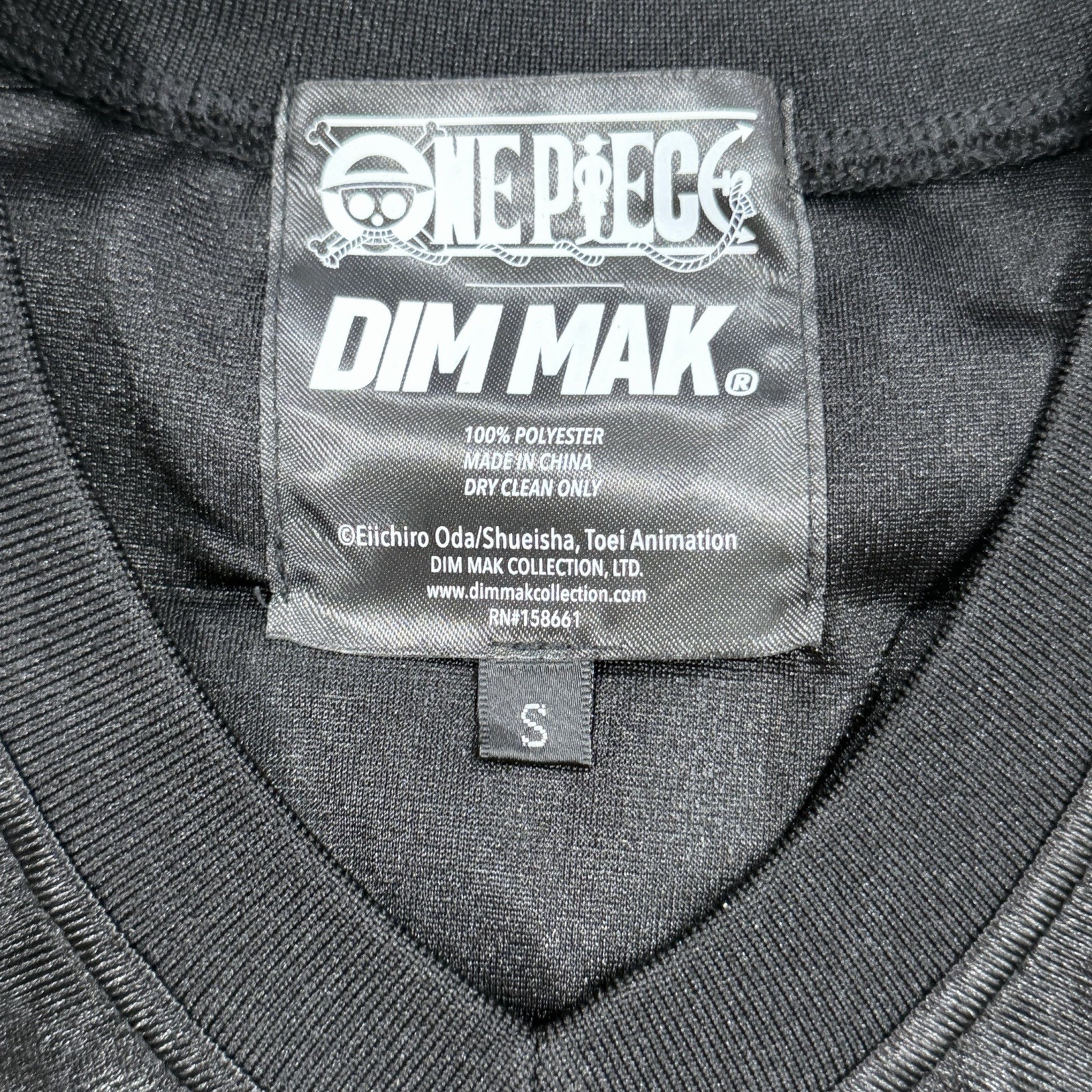 DIM MAK X ONE PIECE - Straw hat crew JERSEY BLACK YELLOW SIZE S gallery