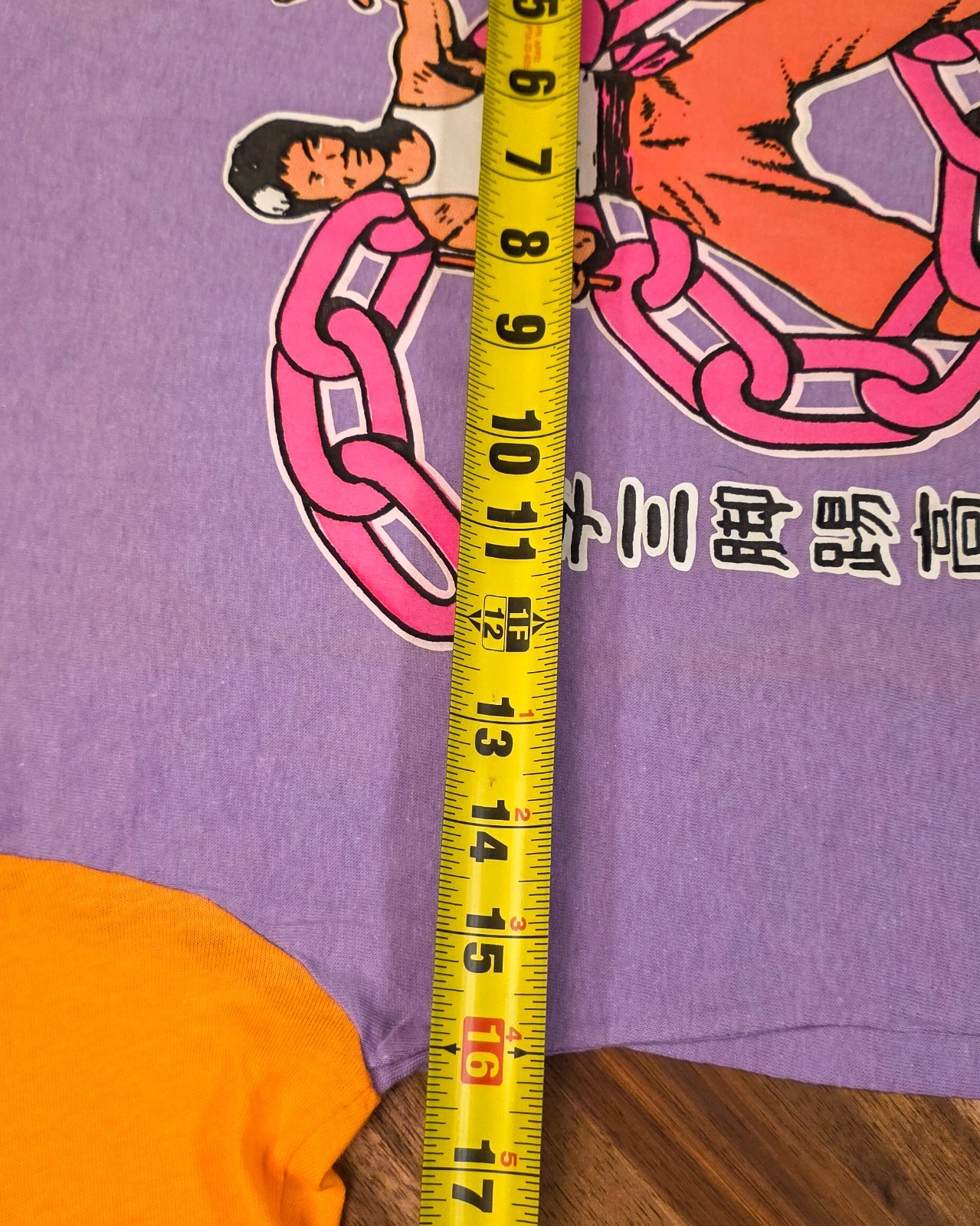 Vintage 1975 Bruce Lee Graphic Long Sleeve Tee – Deadstock – L&H MFG – Medium gallery
