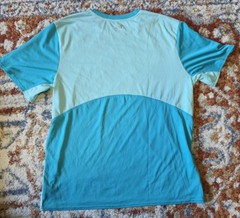 BCG Men’s T-Shirt Athletic Performance Top Aqua/Turquoise Dark L