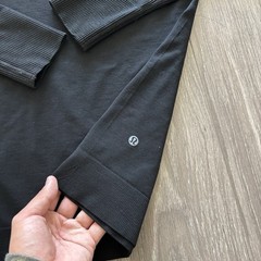 Lululemon Metal Vent Tech LS Mens M Black Running Training Gym Shirt