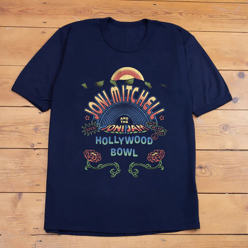 NEW Joni Mitchell And The Joni Jam Hollywood Ca 19-20 Oct 2024 Navy Shirt gallery