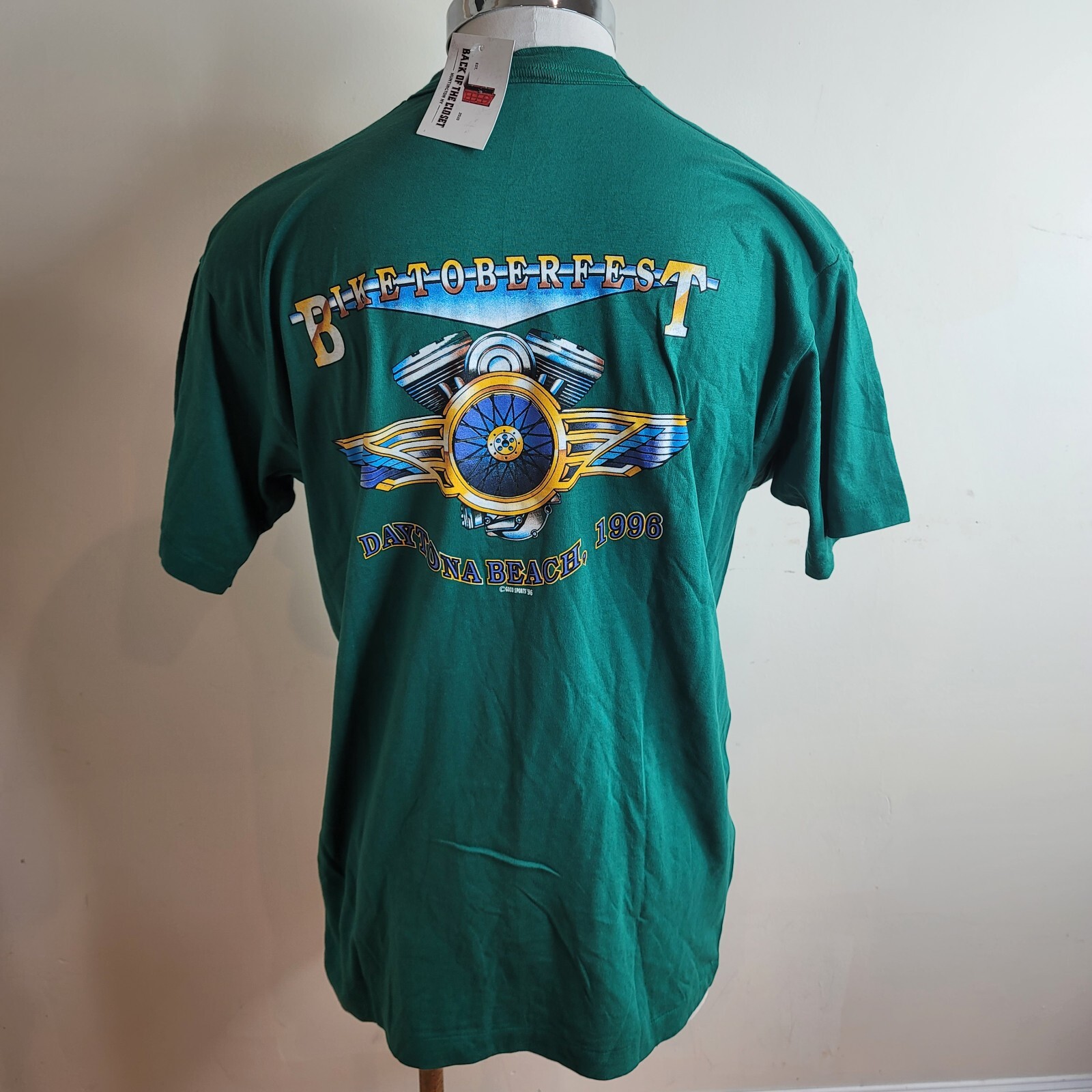vintage Single Stitch bike to Berfest Daytona Beach 1996 good sports 96 Size XL gallery