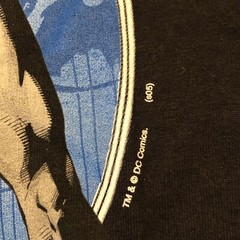 Batman Bruce Wayne Black Graphic T-Shirt DC Comics Graphitti Justice League S