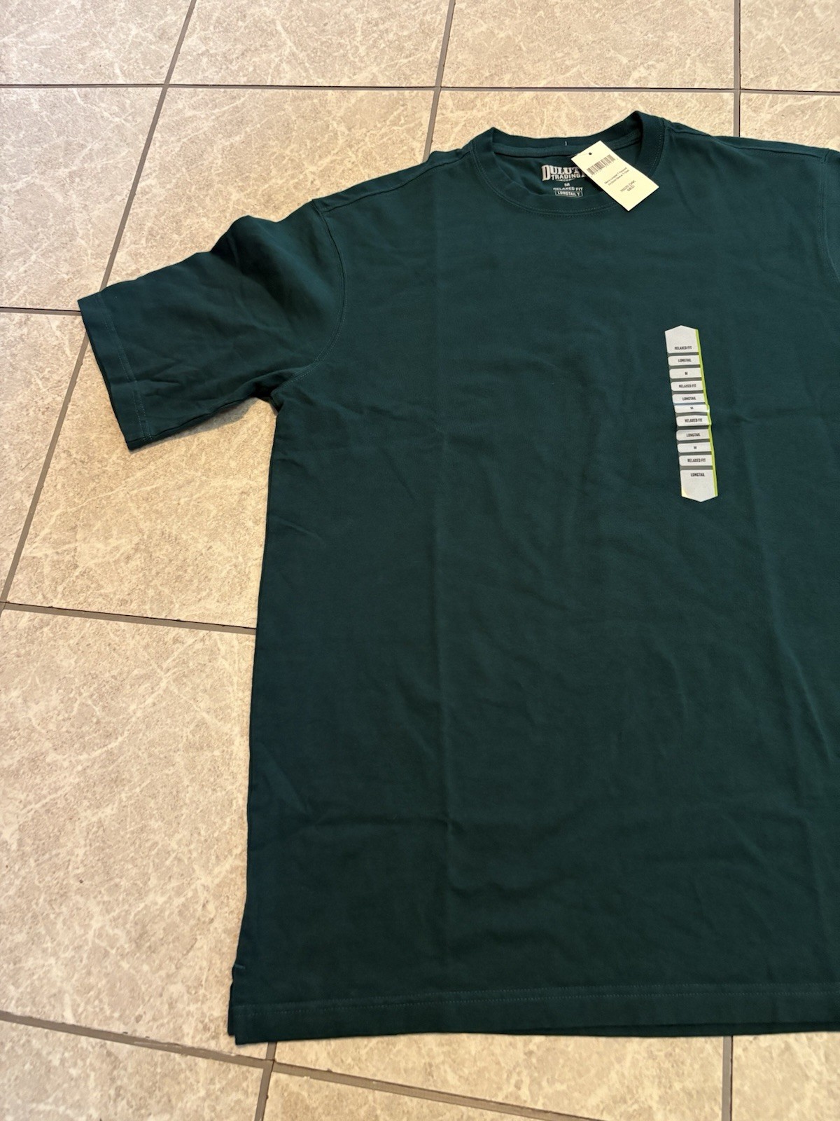 Duluth Trading Co. Men's Longtail Relaxed Fit Short Sleeve T-Shirt M Green NWT gallery