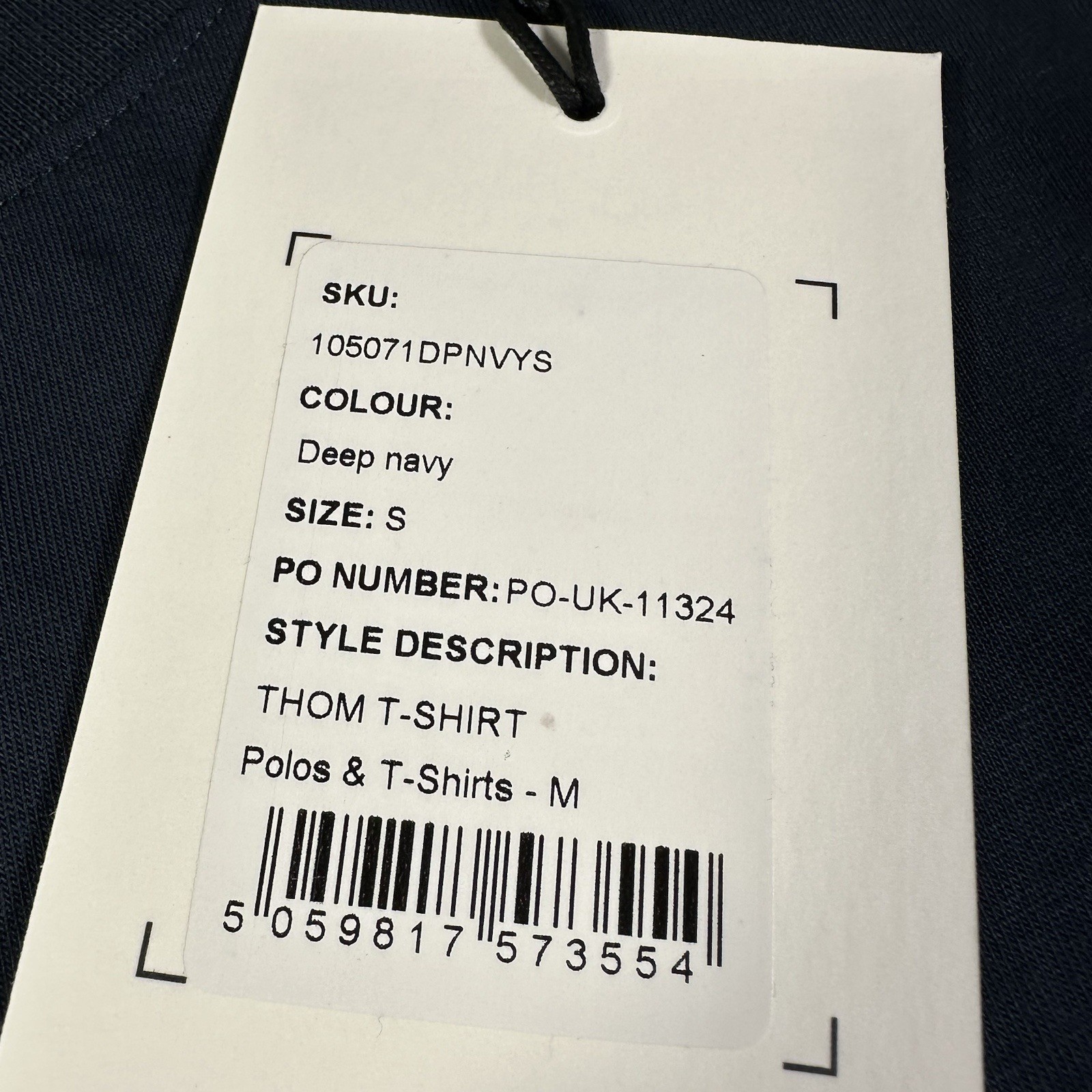 BELSTAFF Mens Deep Navy Blue Thom Pocket T Shirt SIZE SMALL BNWT Authentic gallery