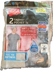 Hanes Men’s T-shirt single, 2 pack or 3 pack various colors available, new