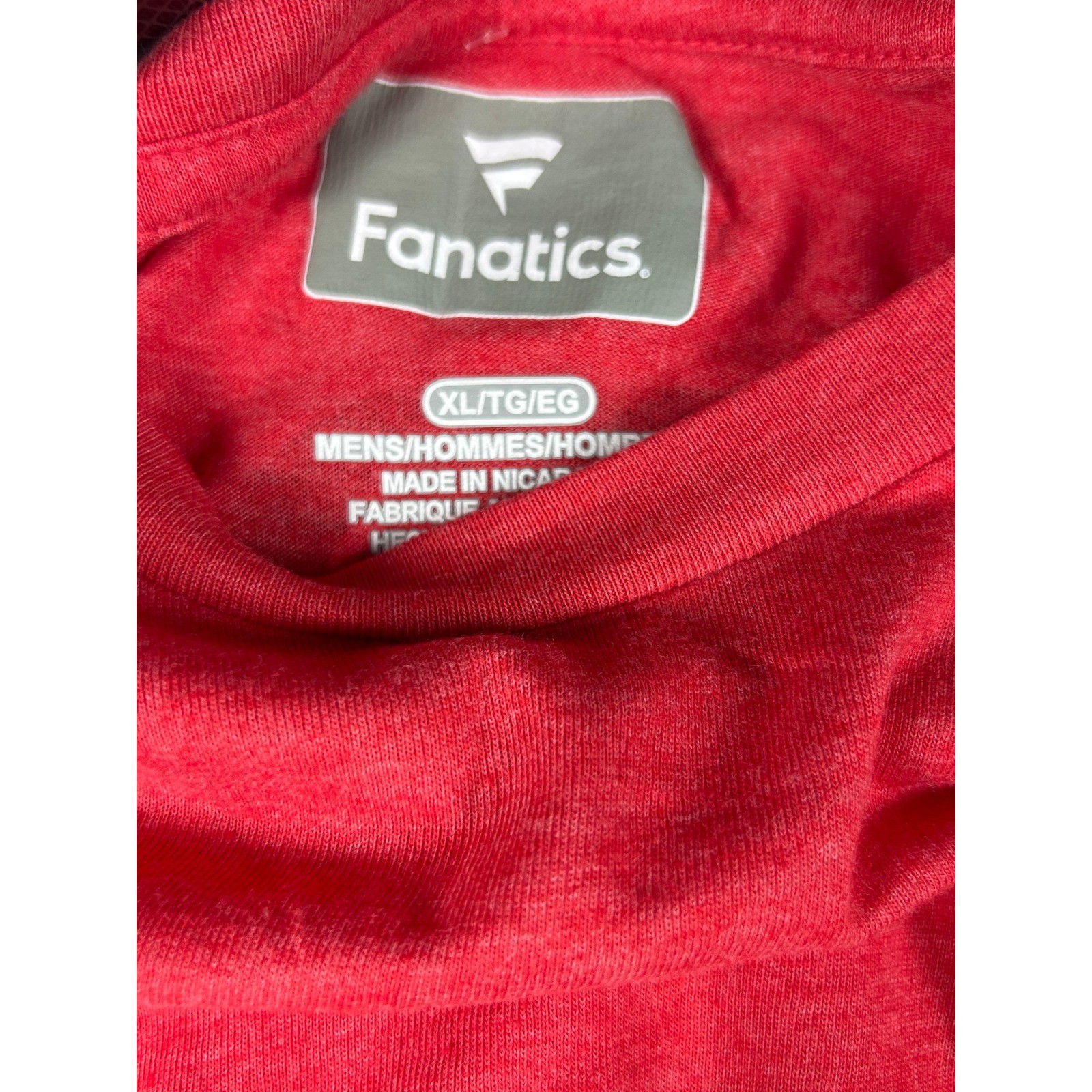 Fanatics Mens NHL Chicago Blackhawks Graphic T Shirt XL Orange Red Hockey NWT gallery