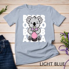 Koala Drinking Boba Cute Kawaii Bubble Tea Dark Unisex T-shirt