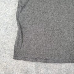Active Shirt Mens Large Gray Crew Neck Short Sleeve Graphic Stretch Pullover