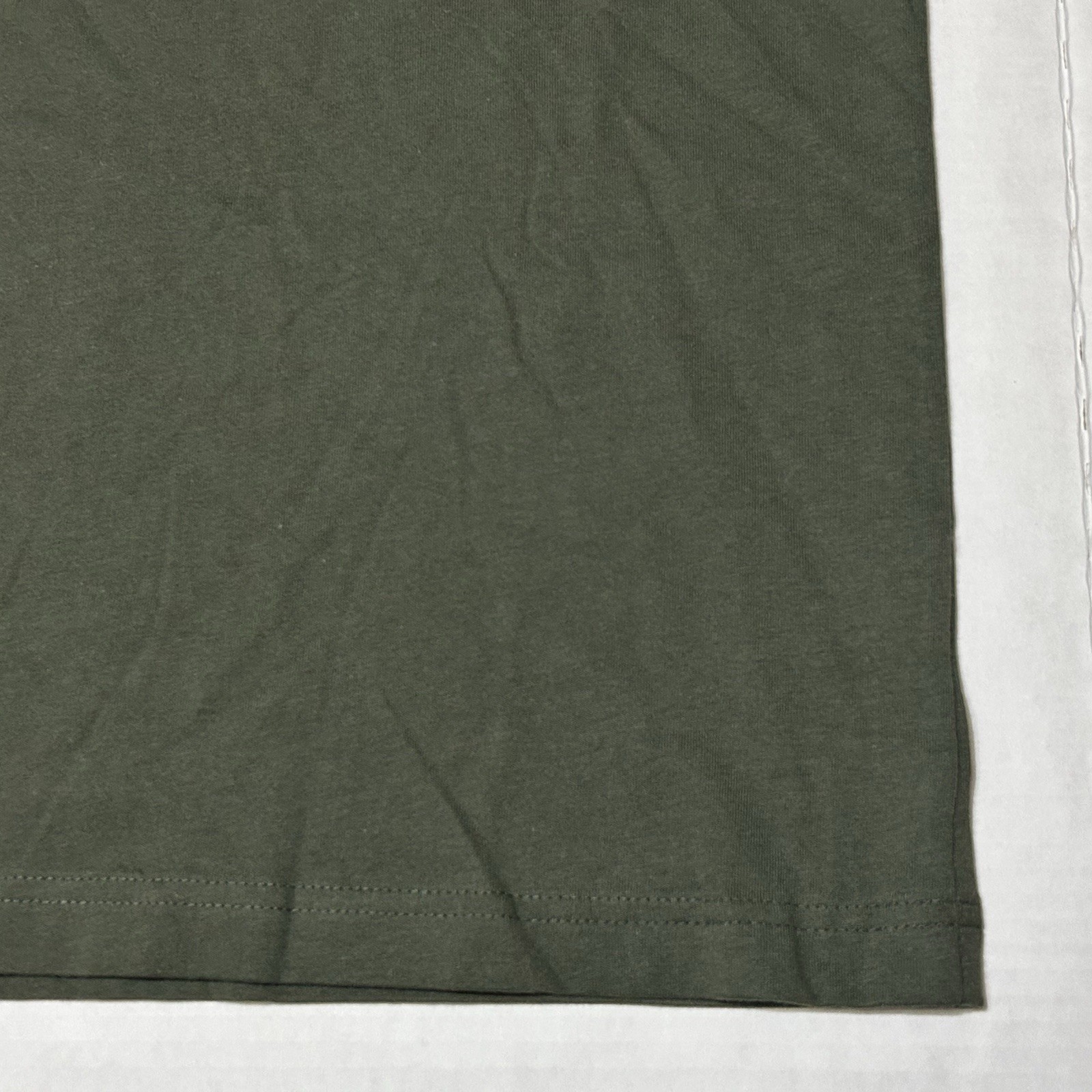 COVINGTON Pocket T-Shirt Large Dark Green NWT Solid Blank Plain Casual Dress Vtg gallery