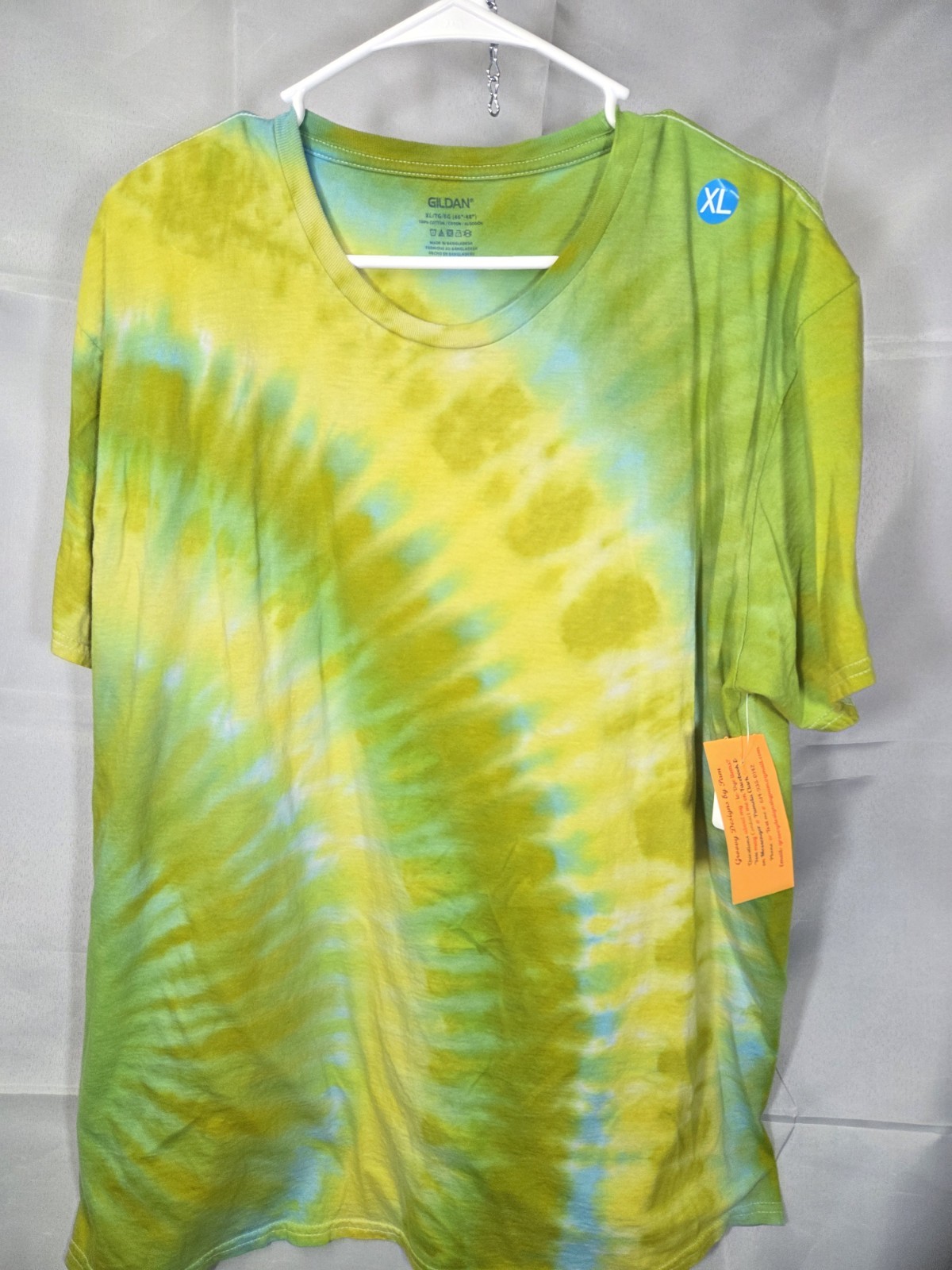 HANDCRAFTED! Gildan G500 XL Regular Tie-Dye Cotton Short Sleeve T-Shirt
