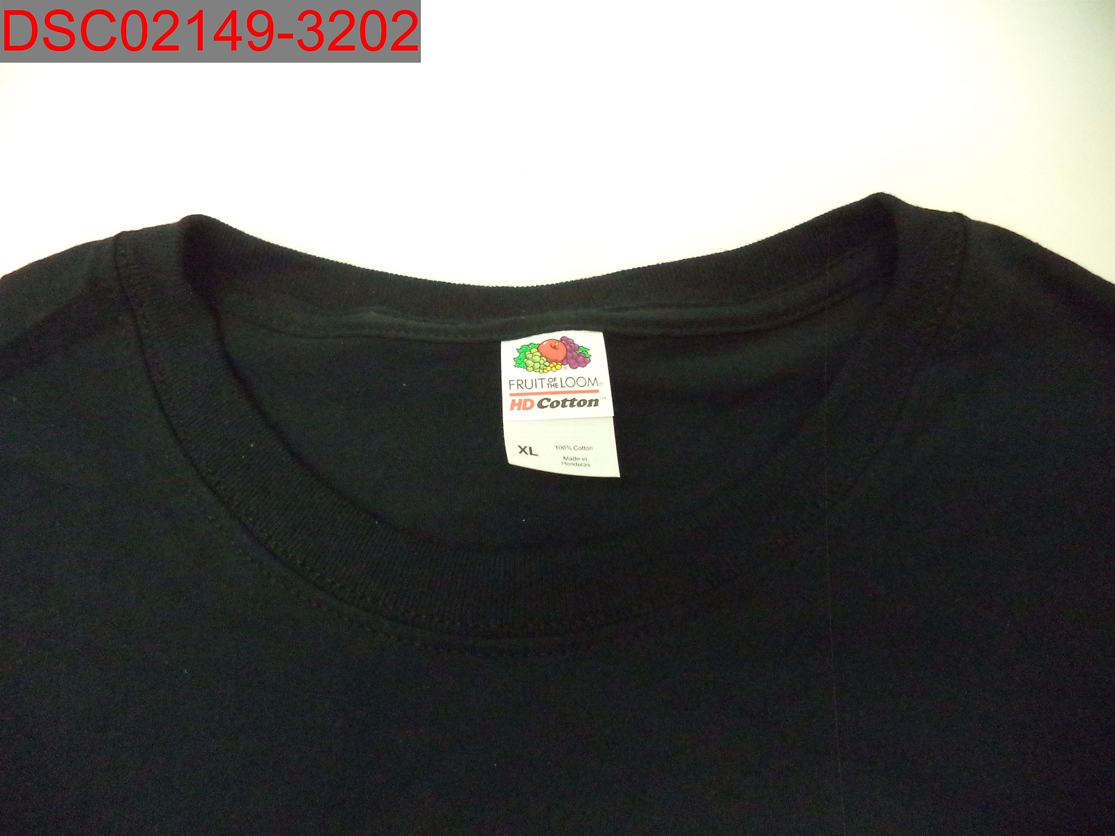 Qty=71 Fruit Of The Loom Adult Black HD Cotton Short-Sleeve Tees, XL 3930R gallery