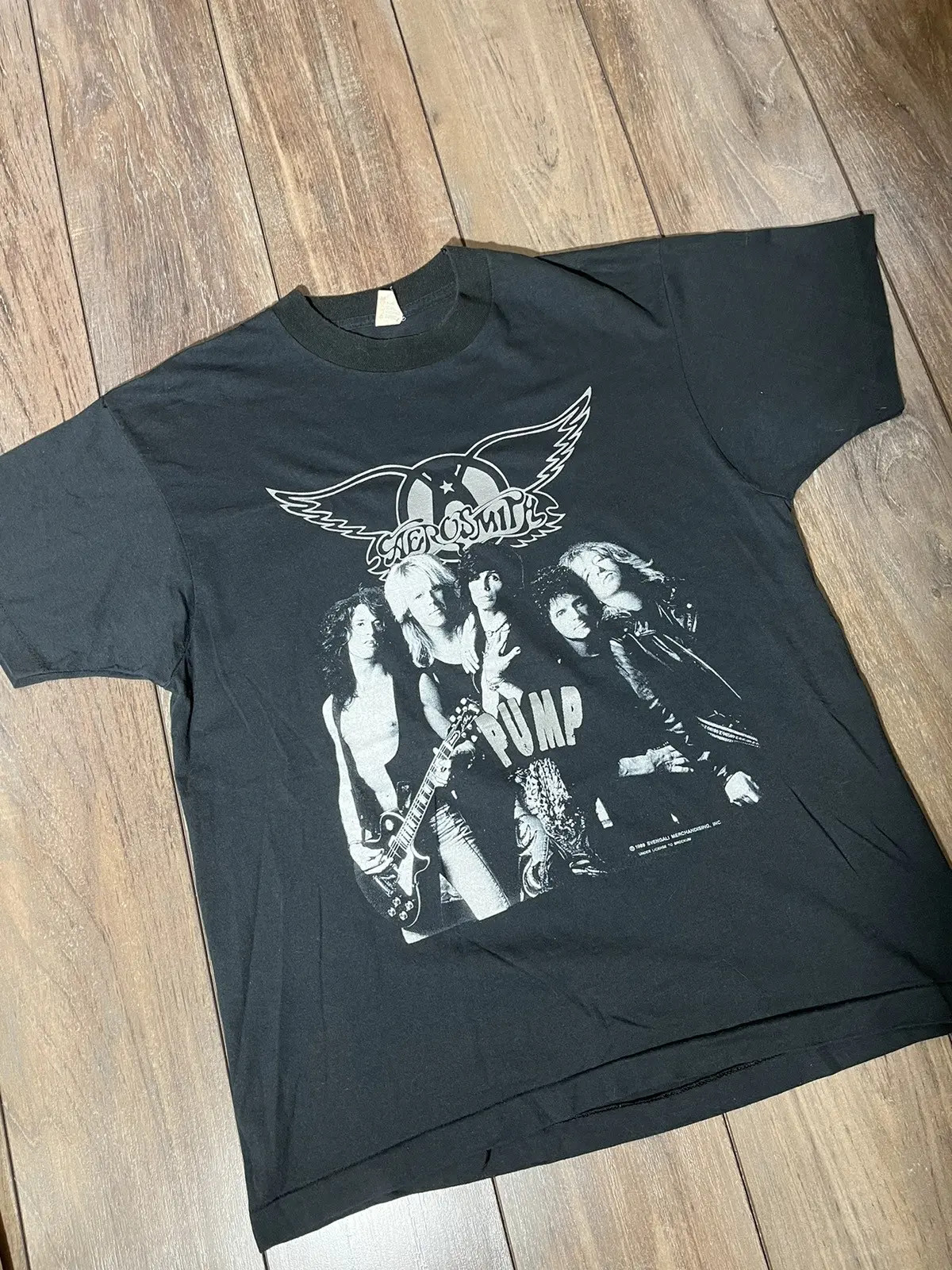 Aerosmith band members Poster Black Shirt Unisex Concert S-5XL K239 gallery