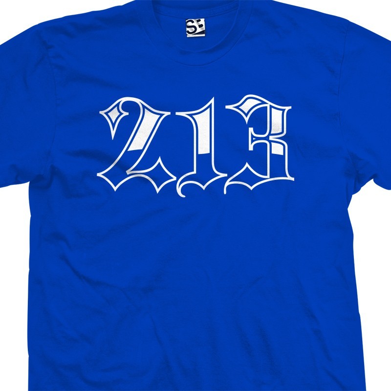 213 Area Code Shirt | All Sizes and Colors Avail gallery