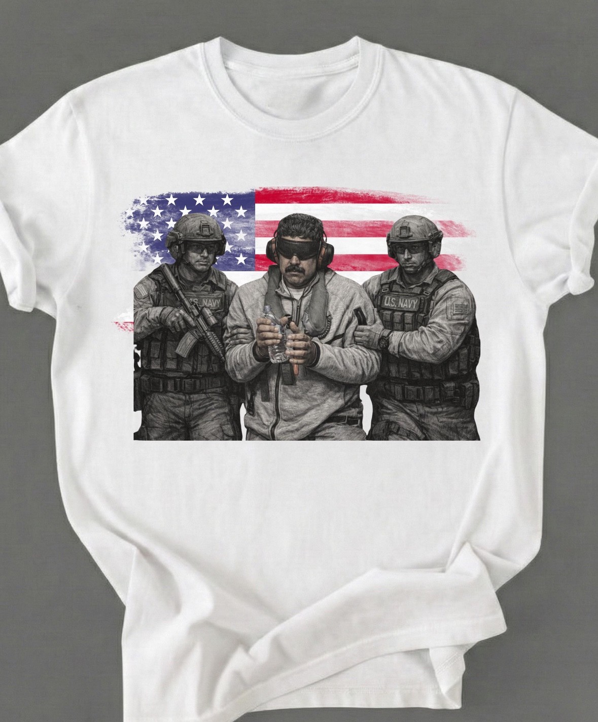 Venezuela Libre Shirt, Captured Live Maduro Graphic Crewneck, Venezuelan Freedom gallery