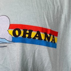 Lilo & Stitch Ohana Surfing Lilo Rainbow Teal Disney T-Shirt Men’s XL