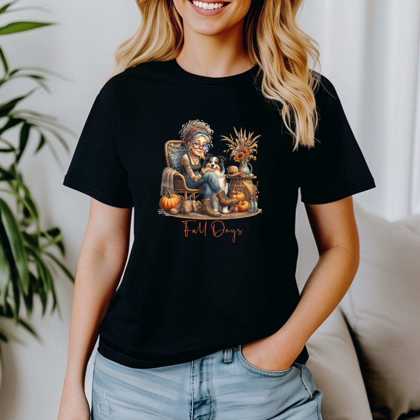 Fall Days T shirt Tshirt Graphic T's Multiple Colors Available gallery