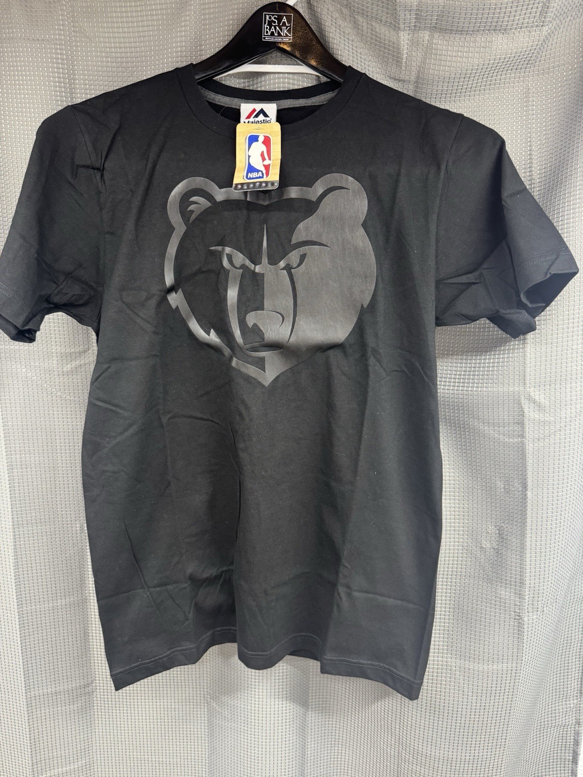 NBA Men’s Memphis Grizzlies Leather Tek Patch Short Sleeve T-Shirt – M – New