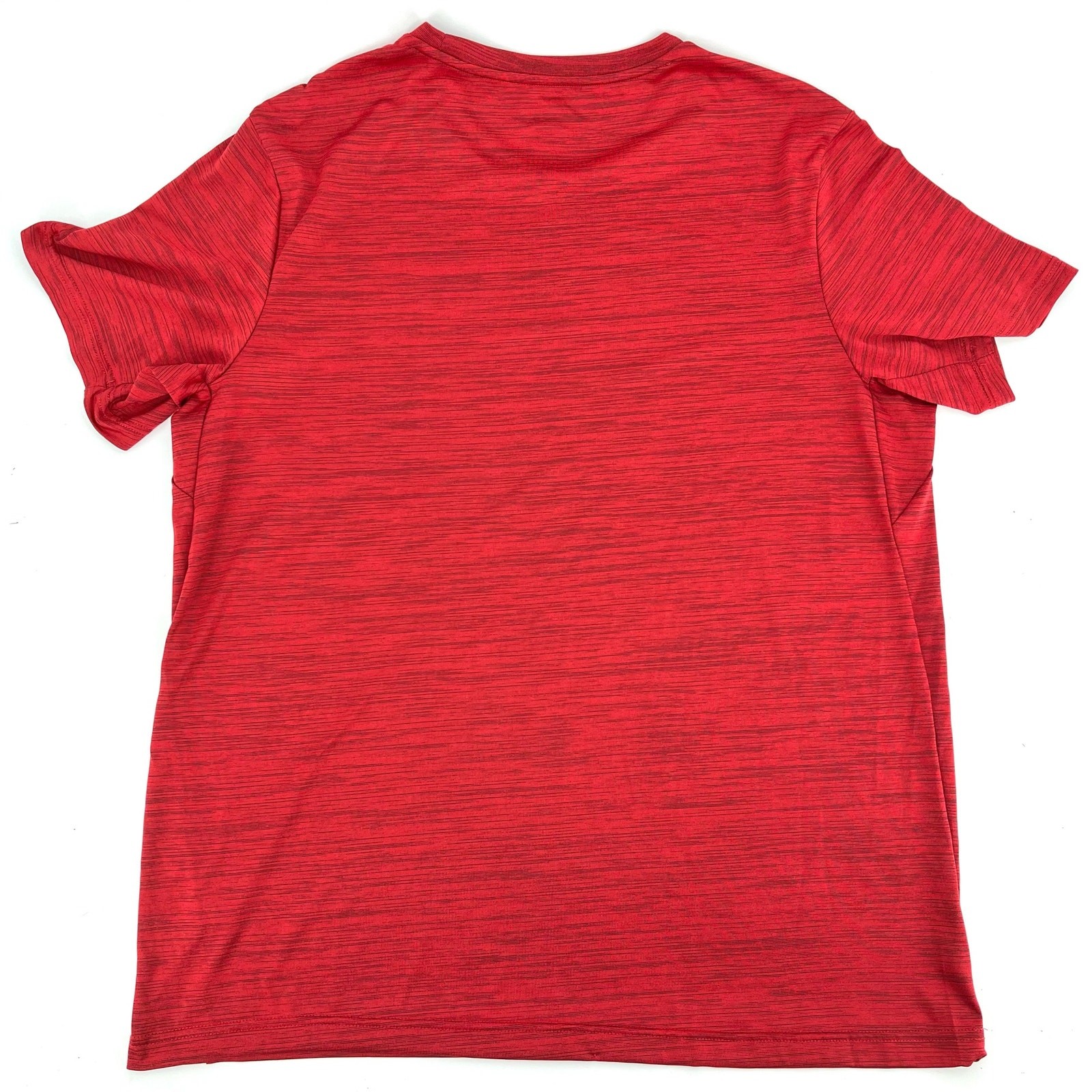 Men's Red Tek Gear® Dry Tek Tee in Cherry Large gallery