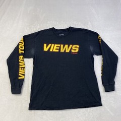 Drake 2016 Views Tour Shirt Long Sleeve Size Large Revenge Rap Tee Hip Hop