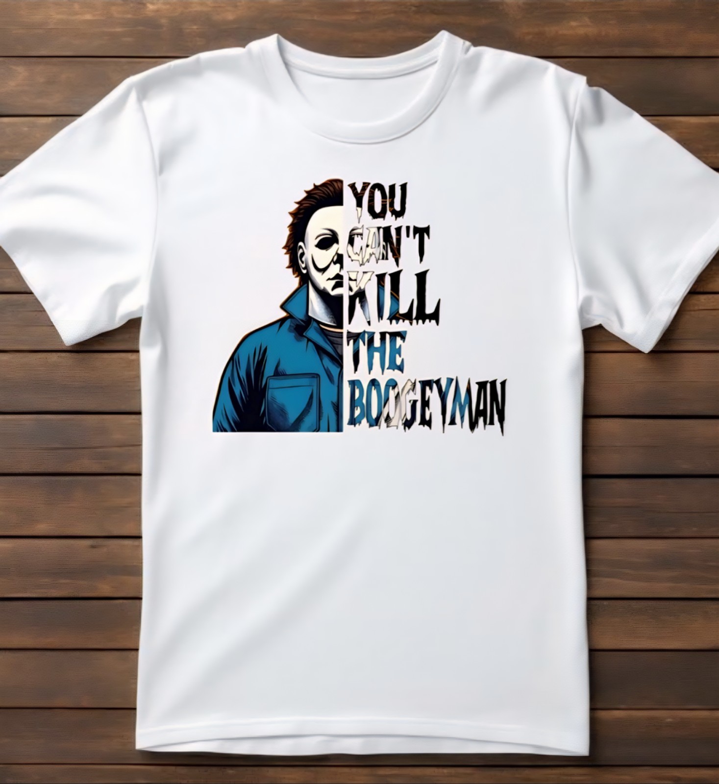 Horror Movie Villains With Quote Graphic Shirt Unisex Halloween Tees S-XL gallery