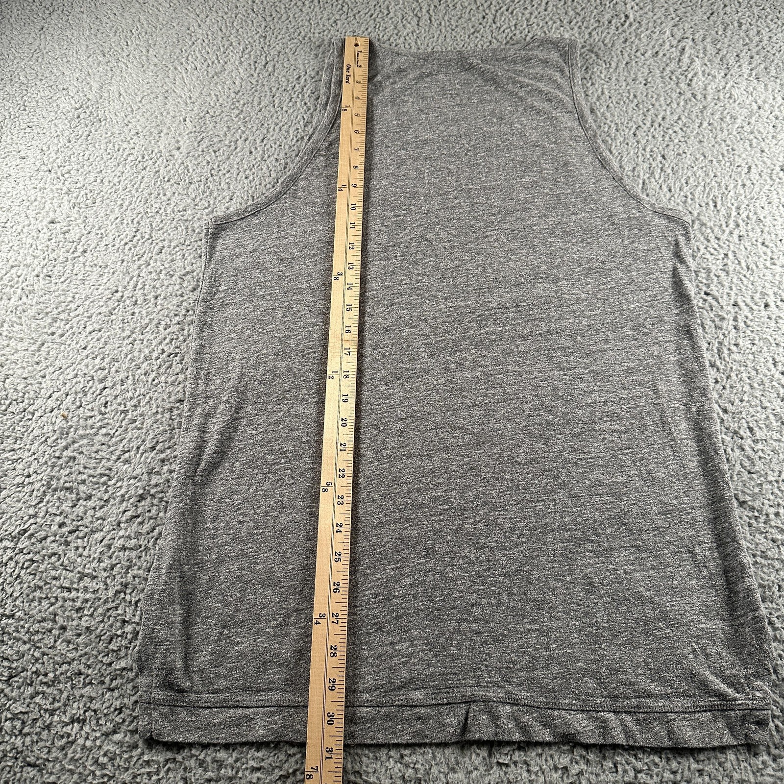 John Elliott + Co Tank Mens L Gray Jersey Lightweight Pocket Scoop Neck USA gallery