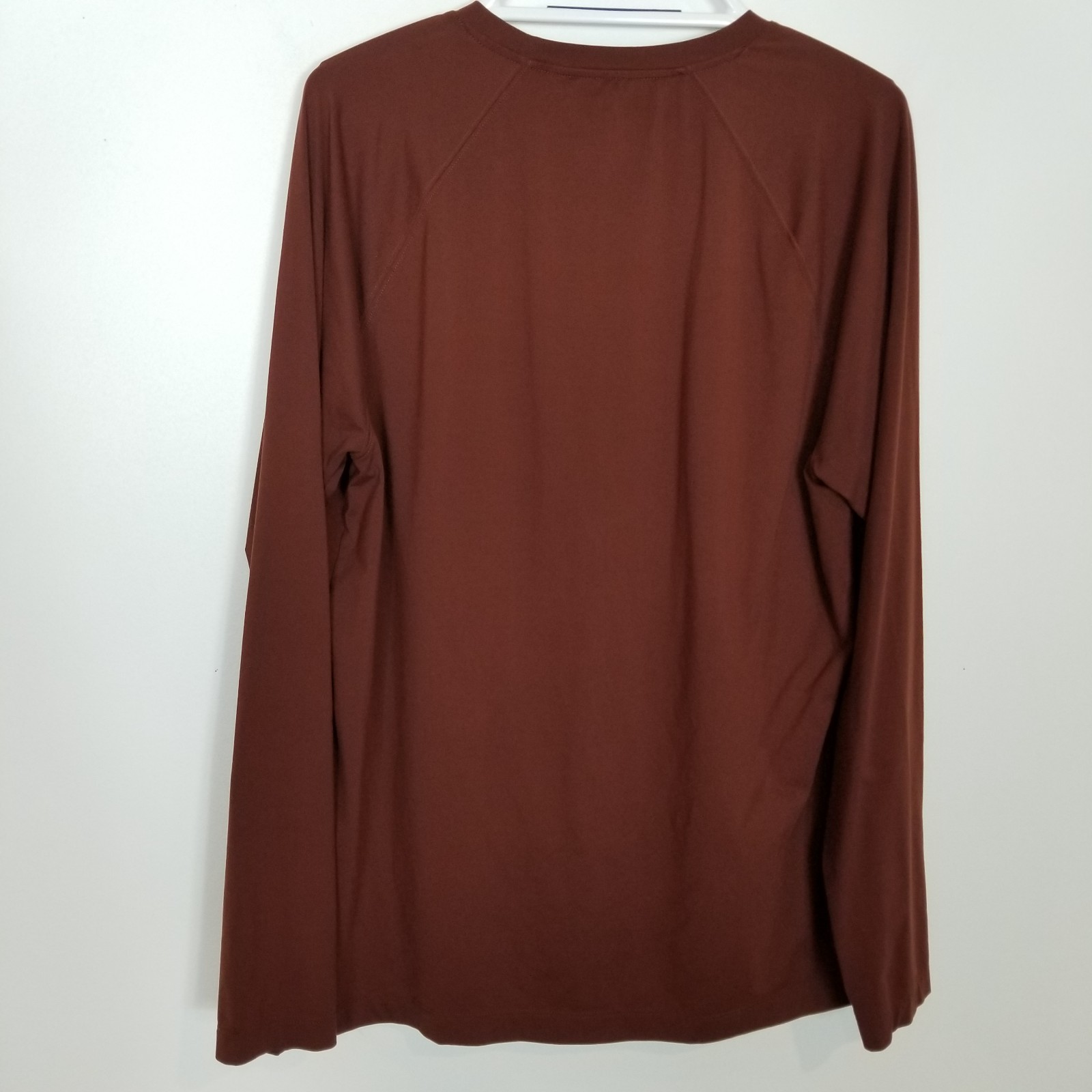 Rhone Reign Long-sleeve Performance Shirt Sz L Brown Nylon Blend Outdoor Casual gallery