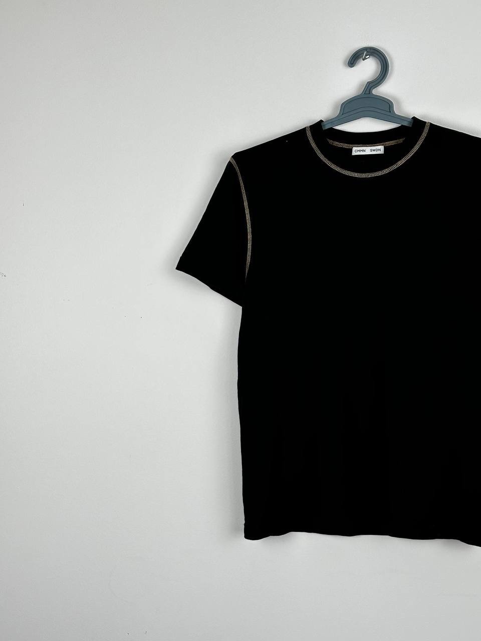 CMMN SWDN Black Cotton Casual T Shirt Size S gallery