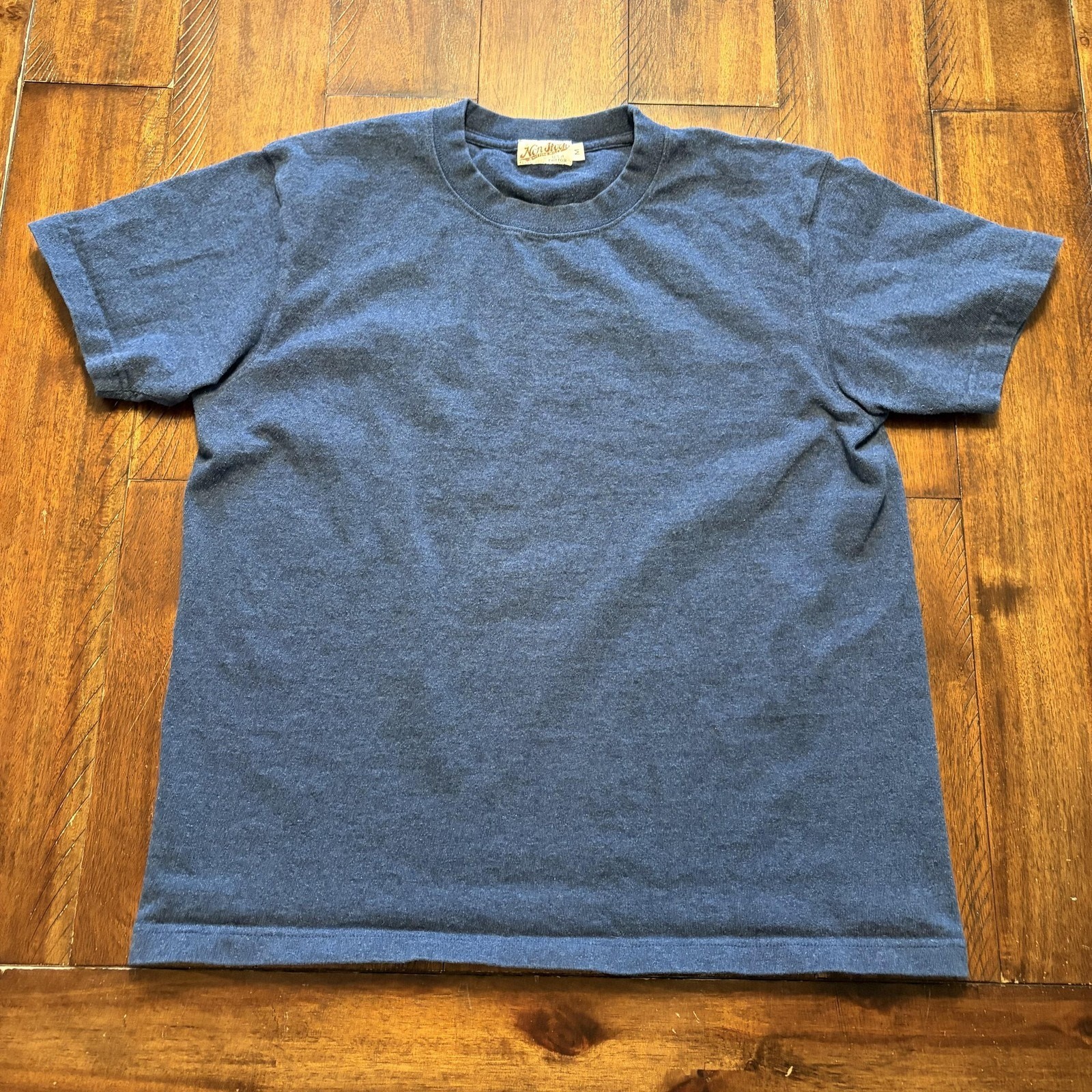 Non Stock Knitting Wear Shirt Mens Medium Blue TShirt Cotton gallery