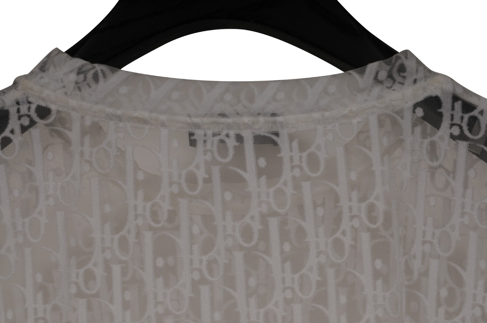 Dior Oblique Logo Semi Sheer T Shirt Size Medium Viscose Polyamide Short Sleeve gallery