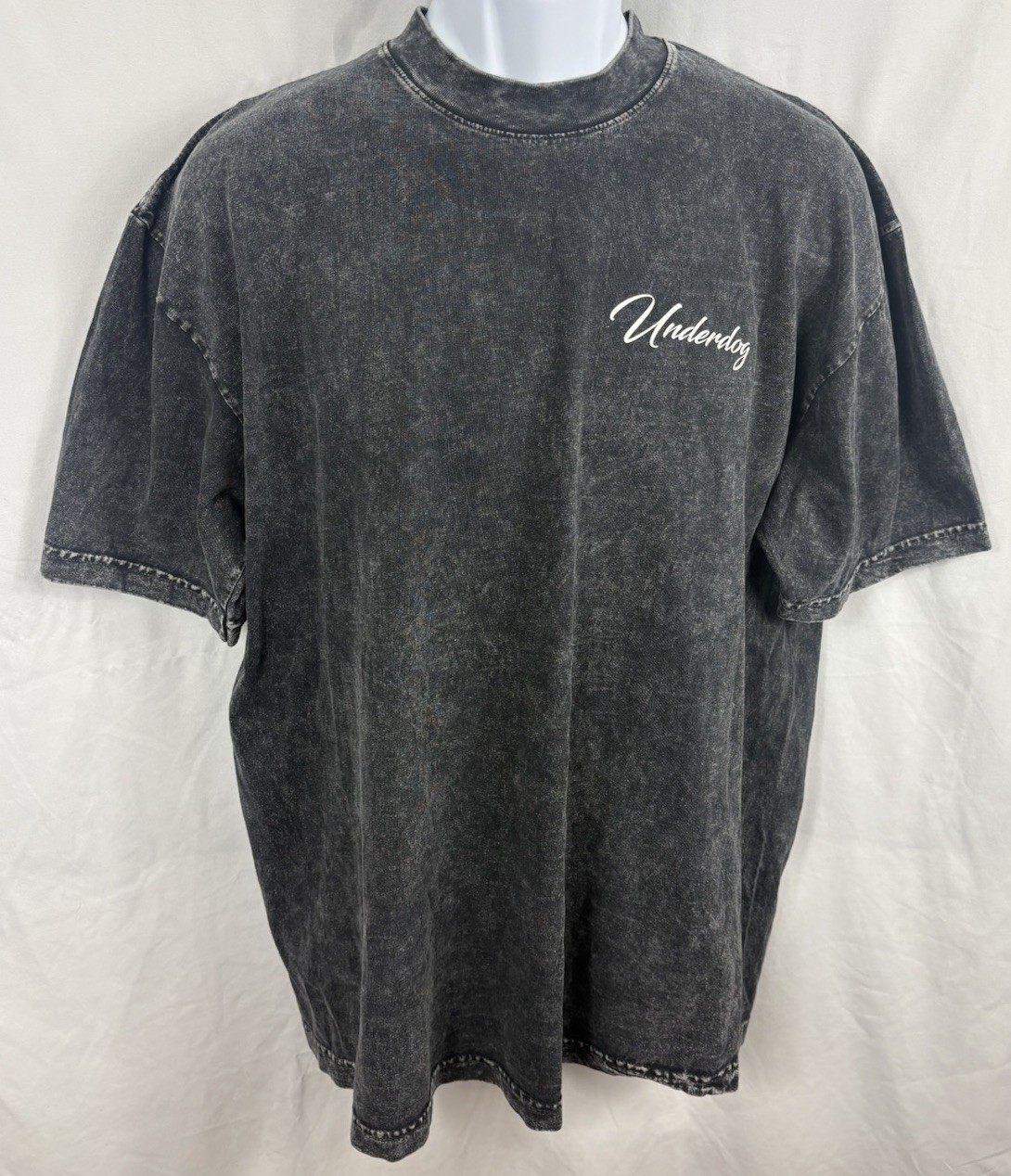 Under Dog Jason Kelce Black Acid Wash T-Shirt Men’s Size XL Excellent gallery